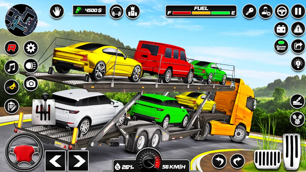 Car Transporter 3d:Truck Games  [МОД Меню] Screenshot 2