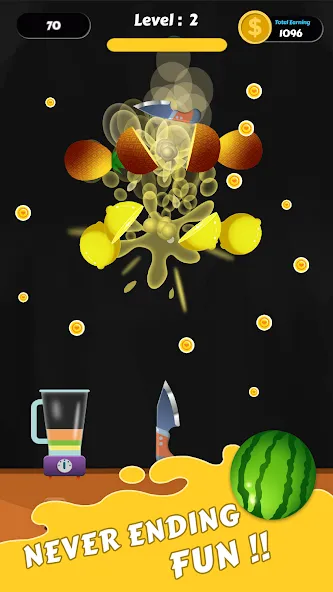 Fruit Cut Master - Crazy Slash (Фрут Кат Мастер)  [МОД Бесконечные деньги] Screenshot 4