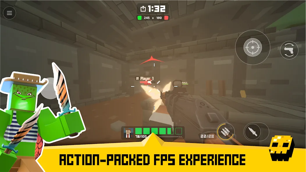 Krunker FRVR - Multiplayer FPS (Крункер ФРВР)  [МОД Бесконечные монеты] Screenshot 5