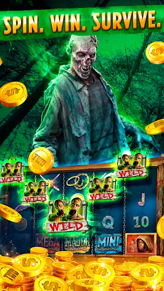 The Walking Dead Casino Slots (Зе Вокинг Дед Казино Слотс)  [МОД Все открыто] Screenshot 3