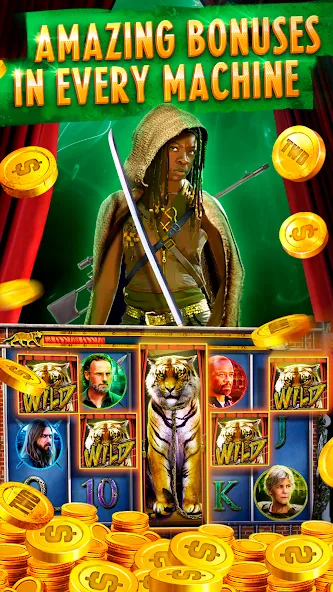 The Walking Dead Casino Slots (Зе Вокинг Дед Казино Слотс)  [МОД Все открыто] Screenshot 4