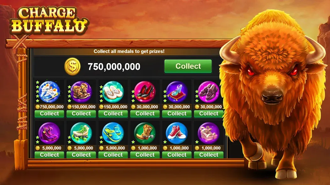 Charge Buffalo Slot-TaDa Games (Чардж Буффало Слот)  [МОД Unlocked] Screenshot 5