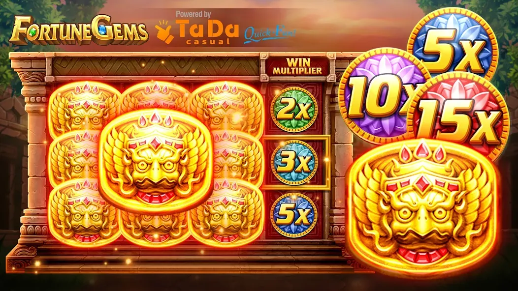 Slot Fortune Gems-TaDa Games (Слот Форчун Гемс)  [МОД Много денег] Screenshot 1