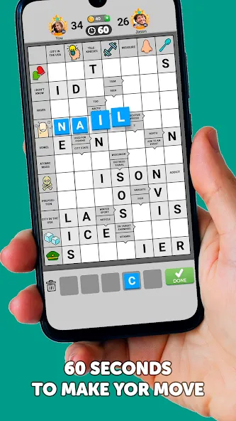 Wordgrams - Crossword & Puzzle (Вордграмс)  [МОД Unlocked] Screenshot 1