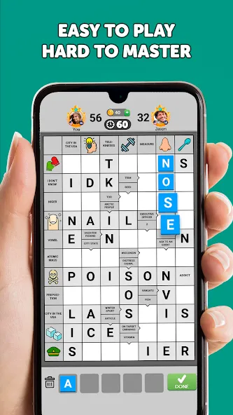 Wordgrams - Crossword & Puzzle (Вордграмс)  [МОД Unlocked] Screenshot 2