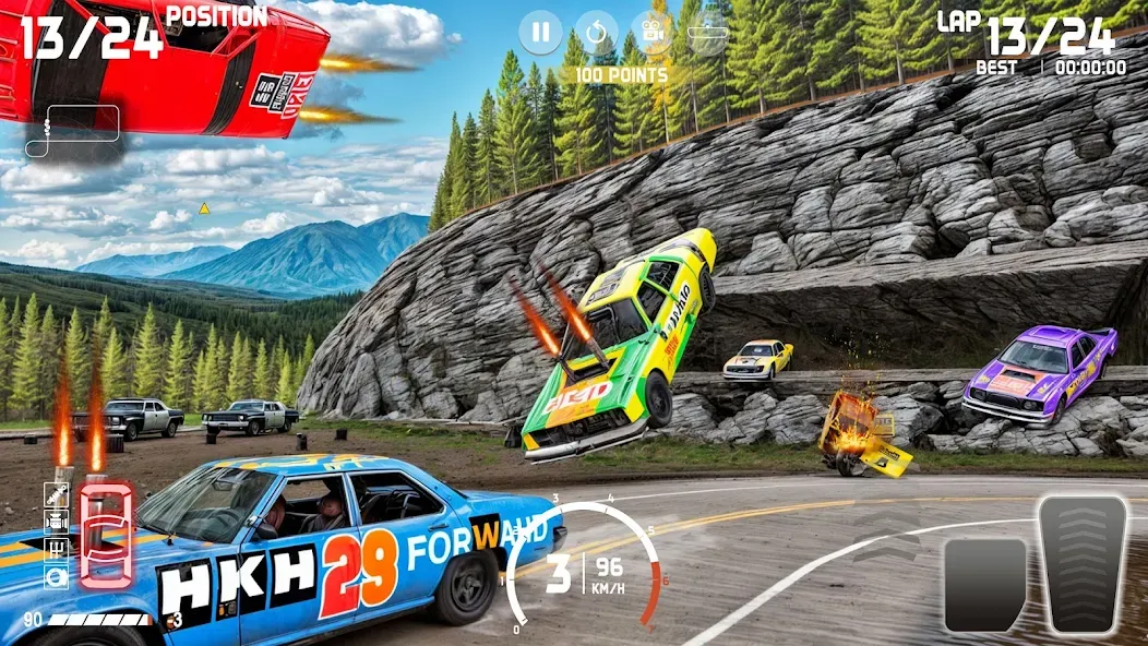 Demolition Derby: Car Games  [МОД Menu] Screenshot 3