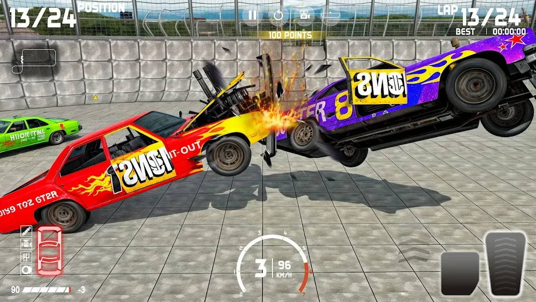 Demolition Derby: Car Games  [МОД Menu] Screenshot 5