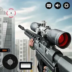 Скачать взломанную Sniper 3D：Gun Shooting Games  [МОД Unlocked] - стабильная версия apk на Андроид