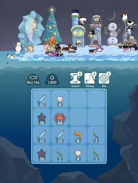 2048 Penguin Island  [МОД Бесконечные деньги] Screenshot 3