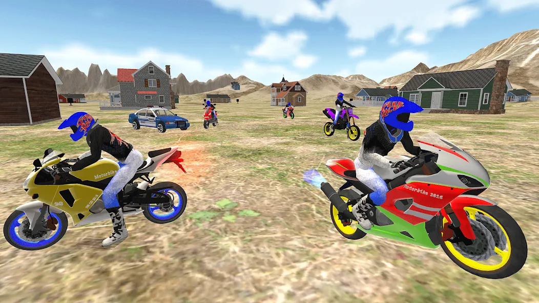 Real Moto Bike Racing Game  [МОД Unlocked] Screenshot 1