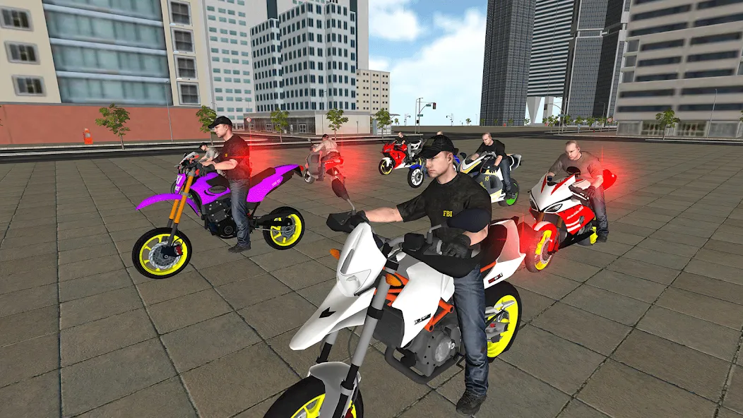 Bike Driving: Police Chase  [МОД Mega Pack] Screenshot 5