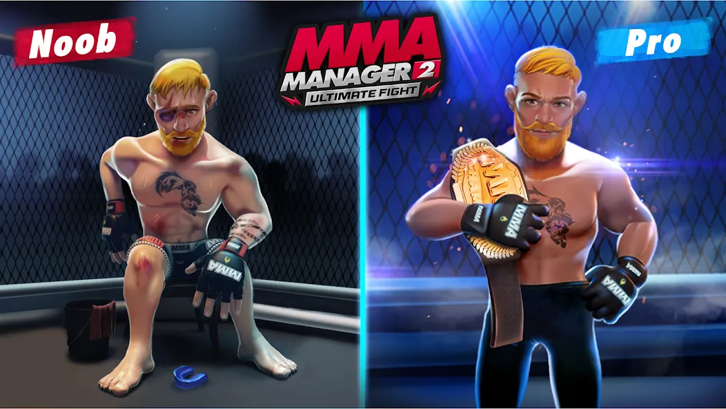 MMA Manager 2: Ultimate Fight (ММА Менеджер 2)  [МОД Menu] Screenshot 1