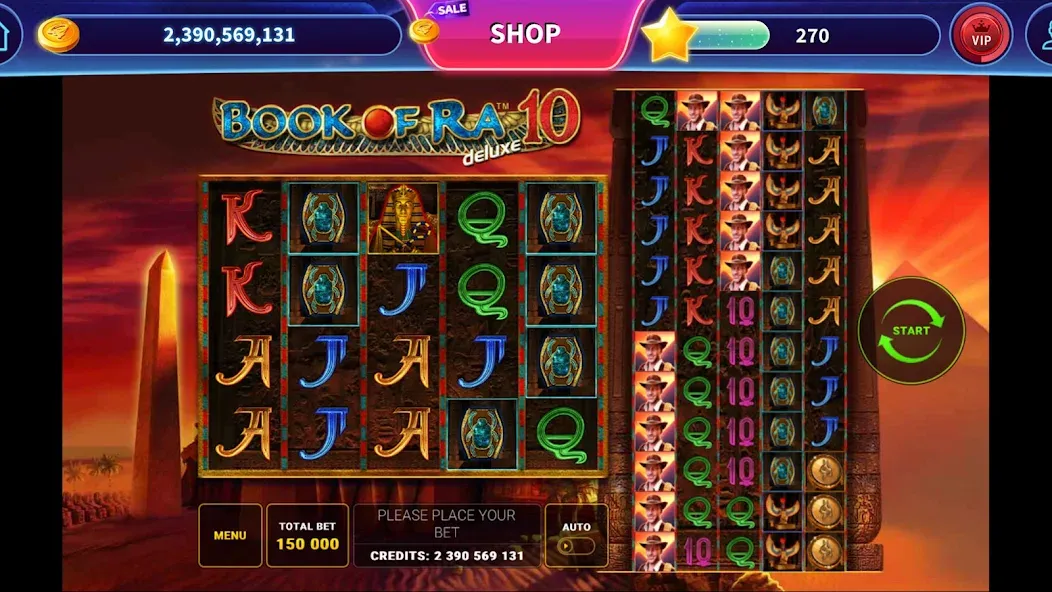 Book of Ra™ Deluxe Slot (Бук оф Ра Делюкс Слот)  [МОД Бесконечные деньги] Screenshot 4