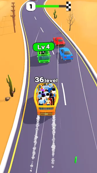 Level Up Bus (Левел Ап Бас)  [МОД Unlocked] Screenshot 3