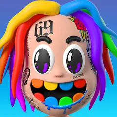 Взломанная 6ix9ine Runner (икс9айн Раннер)  [МОД Много монет] - полная версия apk на Андроид