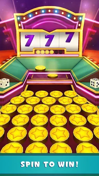 Coin Dozer: Casino (Коин Дозер)  [МОД Бесконечные монеты] Screenshot 3