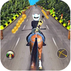 Взлом Cowboy Horse Run  [МОД Menu] - полная версия apk на Андроид