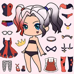 Взломанная Doll Dress Up - Makeup Games  [МОД Unlimited Money] - стабильная версия apk на Андроид