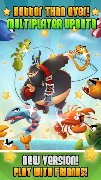 Ninja Fishing (Ниндзя Фишинг)  [МОД Много монет] Screenshot 1