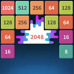 Скачать взломанную 1M - Merge Number Block Puzzle  [МОД Много денег] - последняя версия apk на Андроид