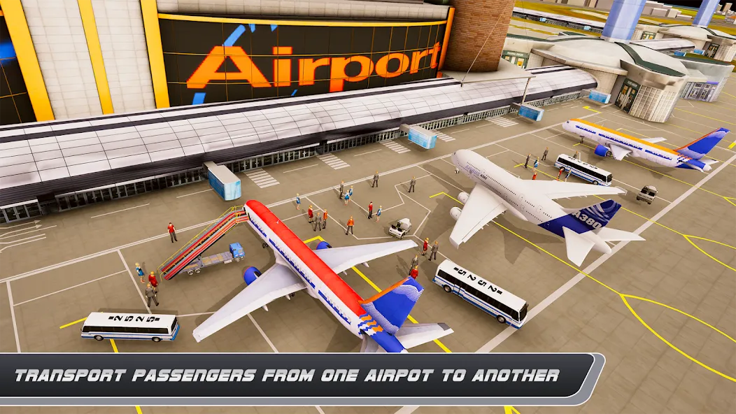 Airplane Simulator Plane Games  [МОД Menu] Screenshot 5