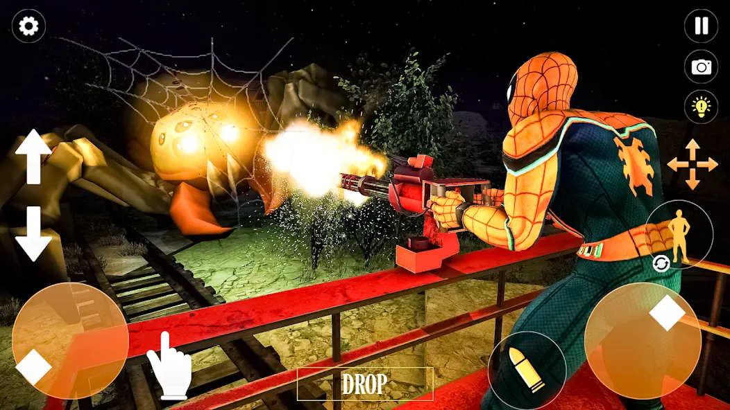 Horror Spider : Scary Train  [МОД Меню] Screenshot 2