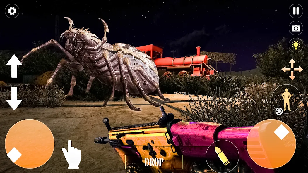 Horror Spider : Scary Train  [МОД Меню] Screenshot 5