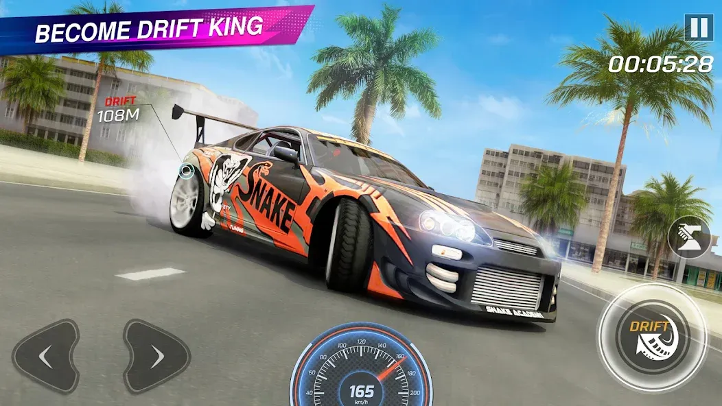 Extreme Car Driving: Car Drift  [МОД Menu] Screenshot 1