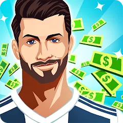 Взломанная Idle Eleven - Soccer tycoon (Айдл Илевен)  [МОД Бесконечные деньги] - стабильная версия apk на Андроид