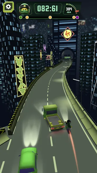 Go Ninja Moto Race (Го Ниндзя Мото Гонка)  [МОД Меню] Screenshot 3