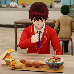 Скачать взлом Anime Boy High School Life 3d  [МОД Unlocked] - стабильная версия apk на Андроид