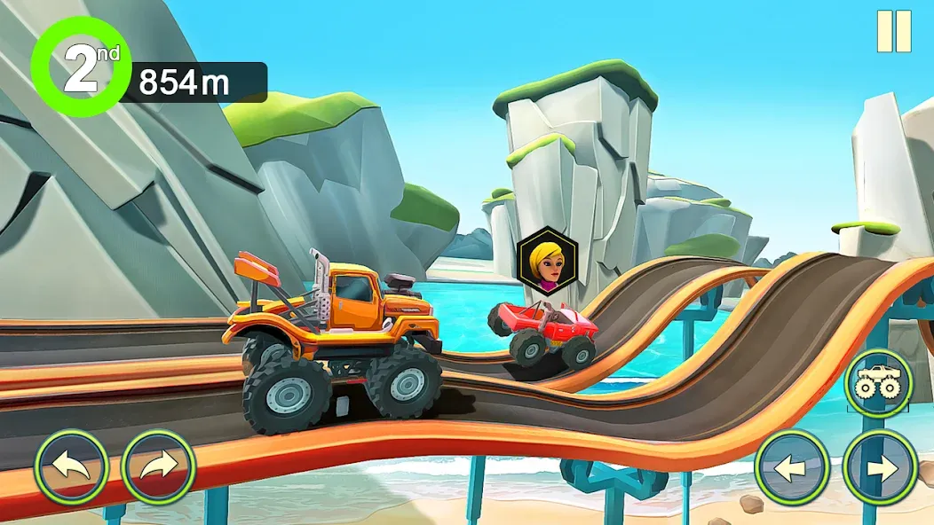 Monster Truck Crush (Монстр Трак Стант)  [МОД Menu] Screenshot 4