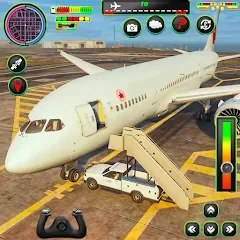 Взломанная Real Flight Sim Airplane Games (Реал Флайт Сим Авиасимуляторы игры на самолеты)  [МОД Все открыто] - полная версия apk на Андроид