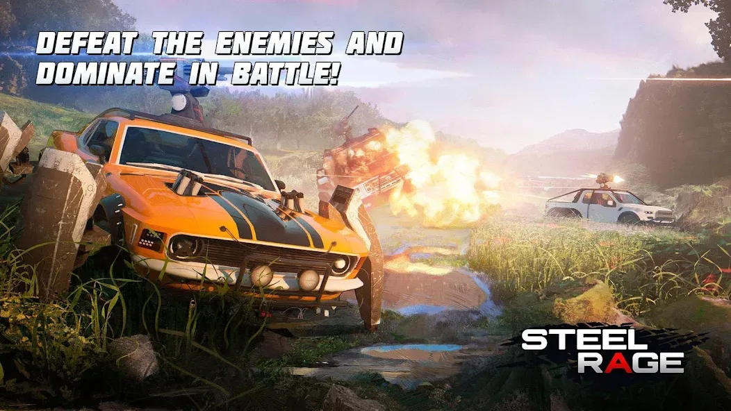 Steel Rage: Mech Cars PvP War (Стил Рейдж)  [МОД Все открыто] Screenshot 2