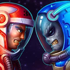 Скачать взломанную Space Raiders RPG  [МОД Много монет] - стабильная версия apk на Андроид