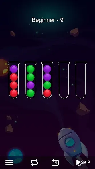 Ball Sort - Bubble Sort Puzzle (Болл Сорт)  [МОД Menu] Screenshot 3