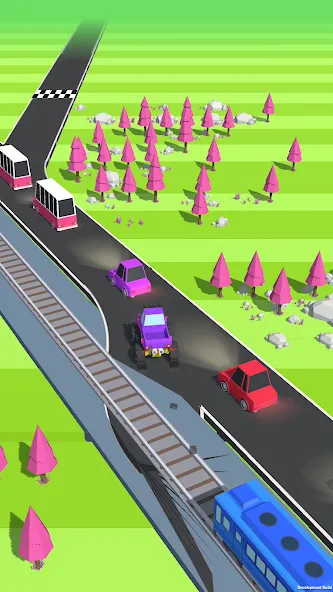 Traffic Run!: Driving Game  [МОД Много денег] Screenshot 2