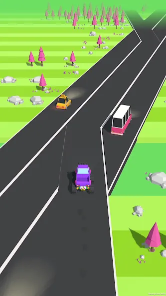 Traffic Run!: Driving Game  [МОД Много денег] Screenshot 3