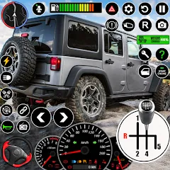 Скачать взлом Offroad Jeep Driving & Parking  [МОД Unlimited Money] - стабильная версия apk на Андроид