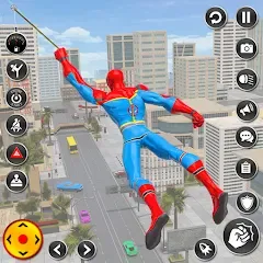 Скачать взлом Spider Rope Hero Spider Games  [МОД Все открыто] - последняя версия apk на Андроид