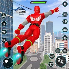 Взломанная Rope Hero Spider Fighting Game  [МОД Все открыто] - полная версия apk на Андроид