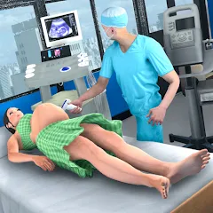 Скачать взломанную Pregnant Games Mommy Simulator  [МОД Много денег] - стабильная версия apk на Андроид