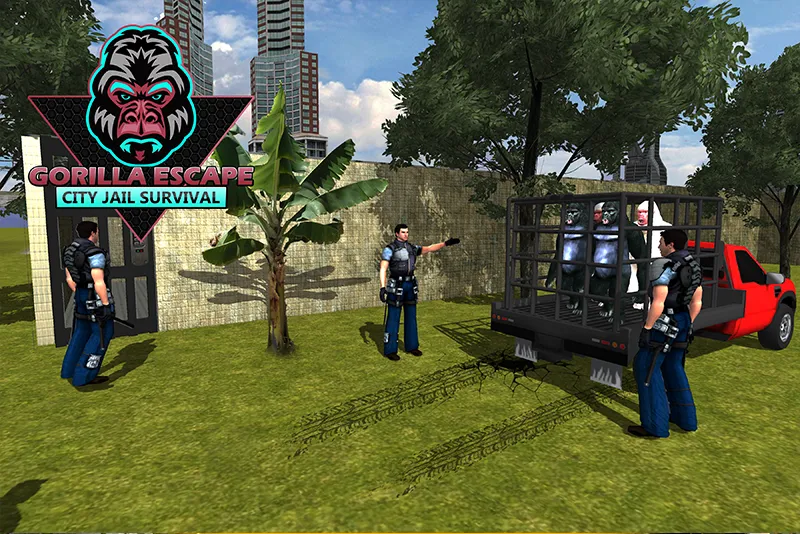 Gorilla Smash City Escape Jail  [МОД Меню] Screenshot 5