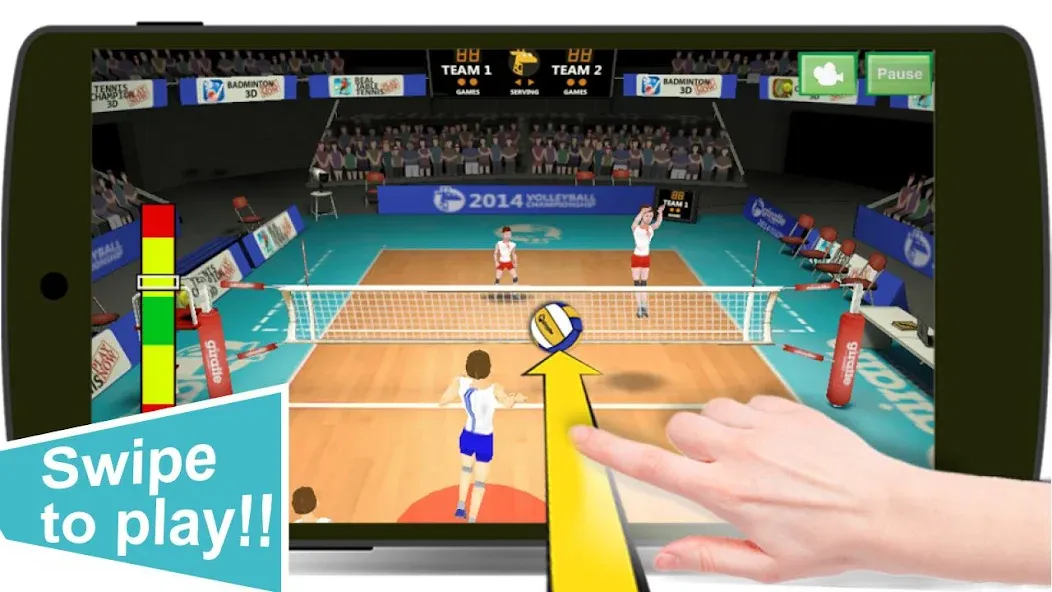 Volleyball Champions 3D - Onli  [МОД Unlocked] Screenshot 2