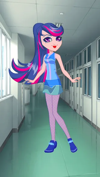 Pony College Student Dress Up (Пони Студент Колледжа Одеваются)  [МОД Unlocked] Screenshot 4