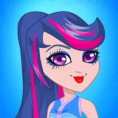 Взлом Pony College Student Dress Up (Пони Студент Колледжа Одеваются)  [МОД Unlocked] - стабильная версия apk на Андроид