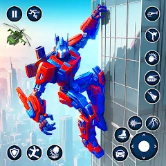 Взломанная Spider Robot: Robot Car Games (Спайдер Робот)  [МОД Меню] - полная версия apk на Андроид