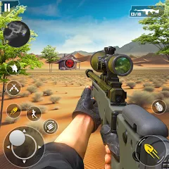 Взломанная Fps Shooting Gun War: Gun Game  [МОД Unlimited Money] - стабильная версия apk на Андроид