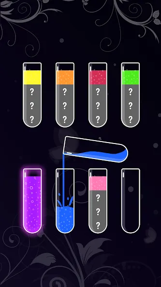 Water Sort - Color Puzzle Game (Уотер Сорт)  [МОД Много монет] Screenshot 4