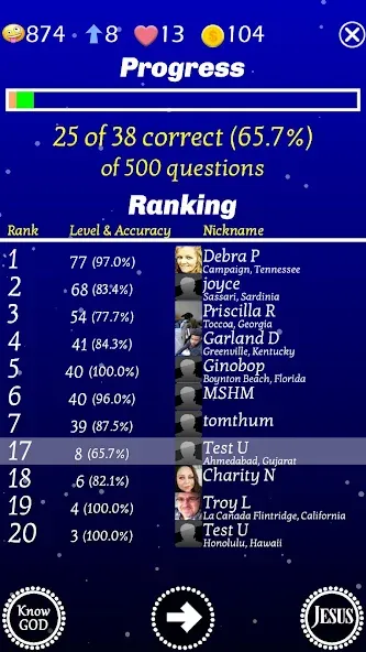 Jesus Bible Trivia Games Quiz (Джизус Библ Тривиа Геймс Квиз)  [МОД Unlocked] Screenshot 5